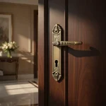 دستگیره درب مدل کلاسیک ست کامل F8536 - تصویر 2